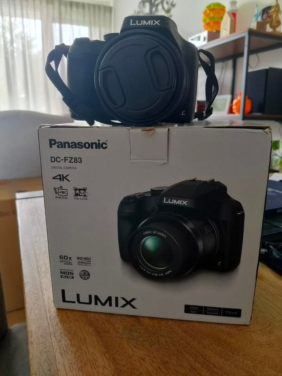 Panasonic Lumix DC-FZ83 Bridgecamera met 60x optische zoom, Panasonic, Beeldstabilisatie, Accu, Ophalen of Verzenden