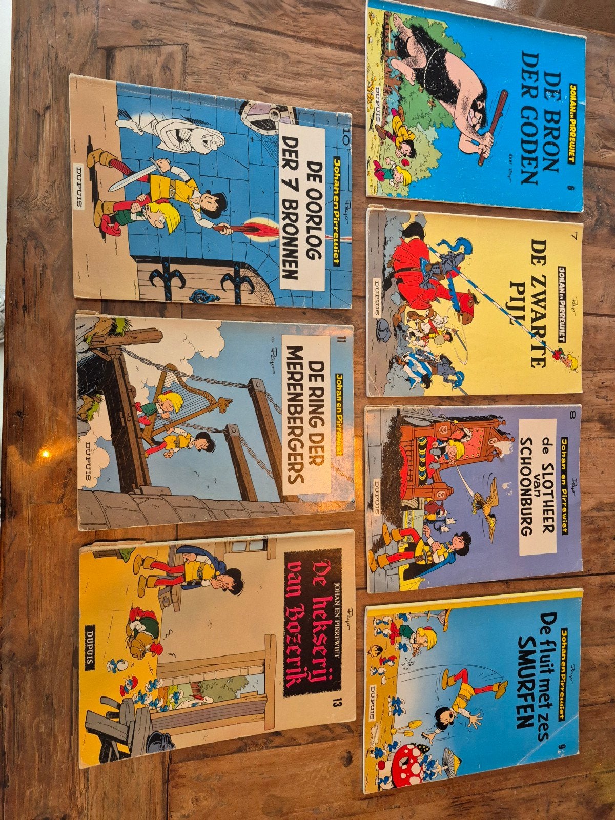 Johan en Pirrewiet (7 Strips), Boeken, Ophalen of Verzenden, Gelezen, Verhalen