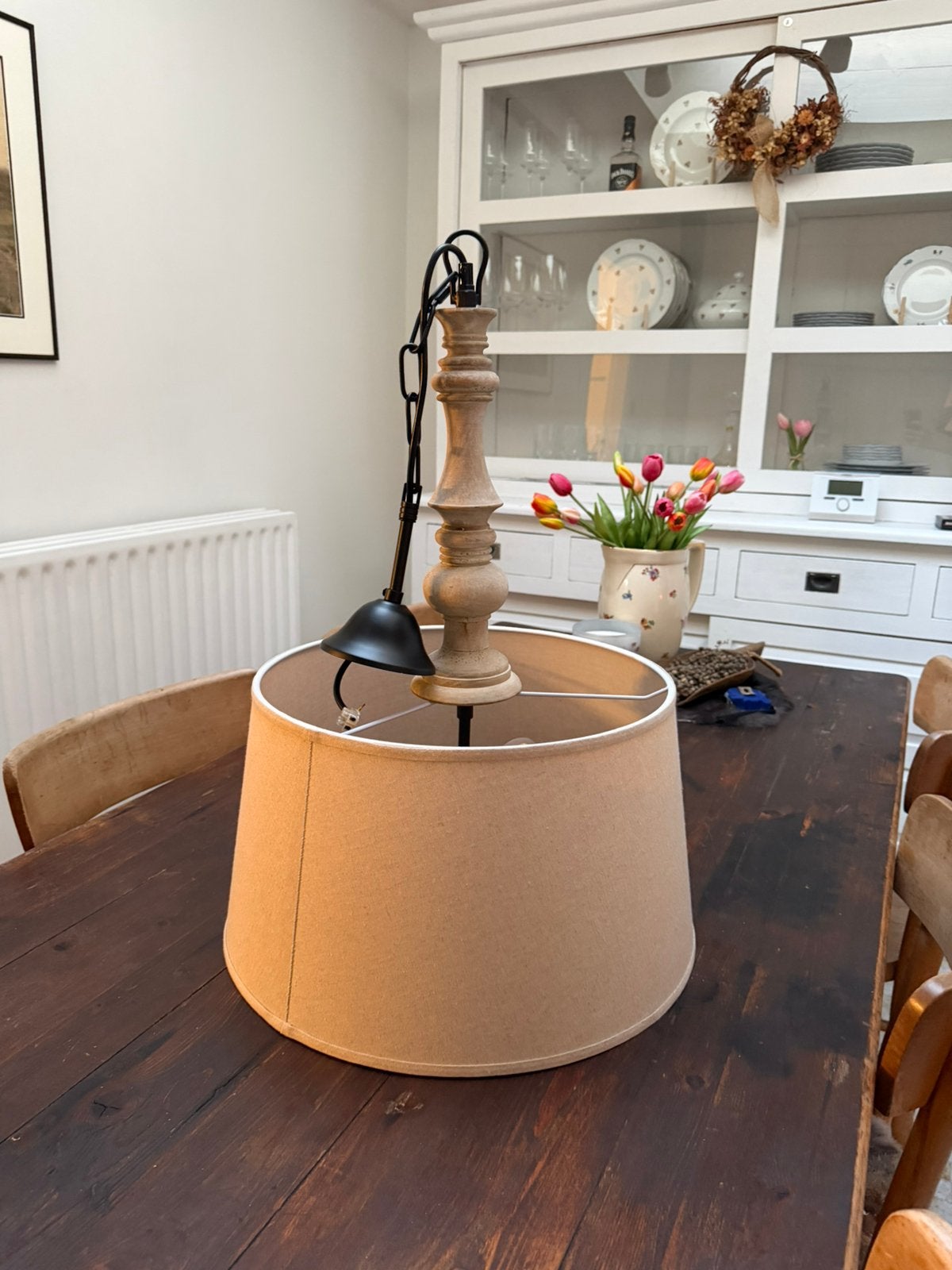 Plafondlamp Loberon brocant vintage, Ophalen, Zo goed als nieuw, Rond
