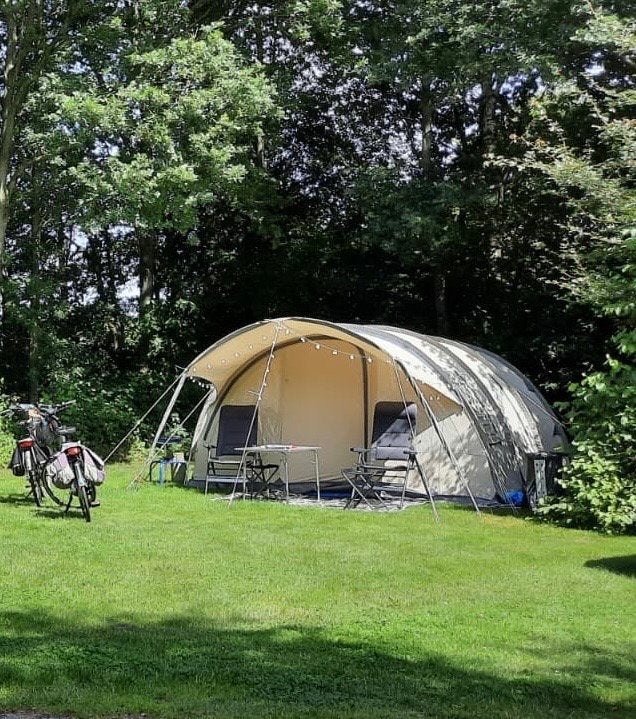 Bardani Villanova 6-persoons tunneltent, Caravans en Kamperen, Tenten, Ophalen, Gebruikt, Tot en met 6