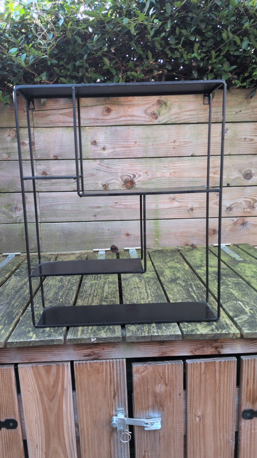 Metalen Wandrek Zwart - 50x60.5 cm, Ophalen, Gebruikt