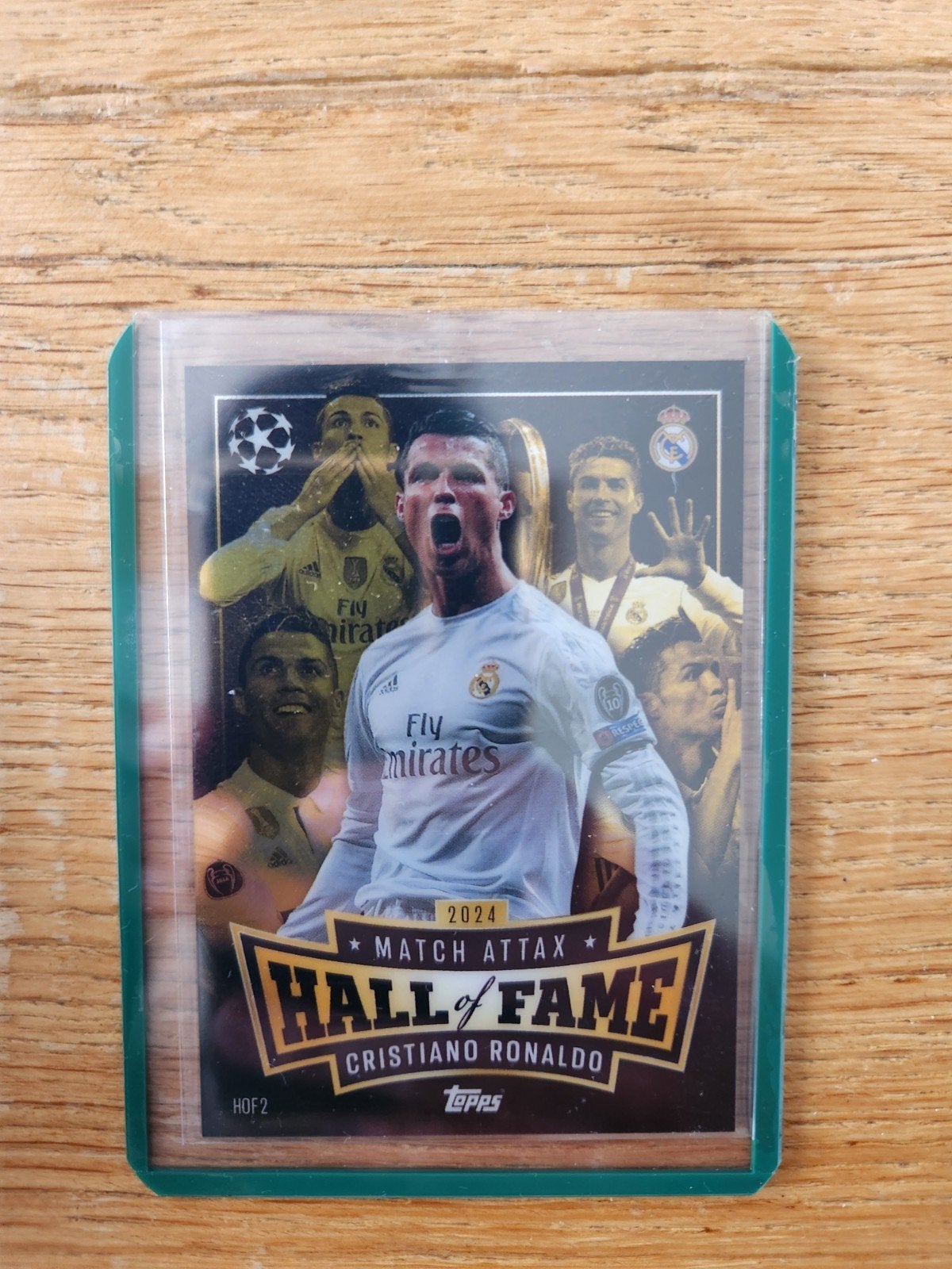 Cristiano Ronaldo Match Attax Hall of Fame Kaart 2024, Ophalen of Verzenden, Nieuw, Buitenlandse clubs, Spelerskaart