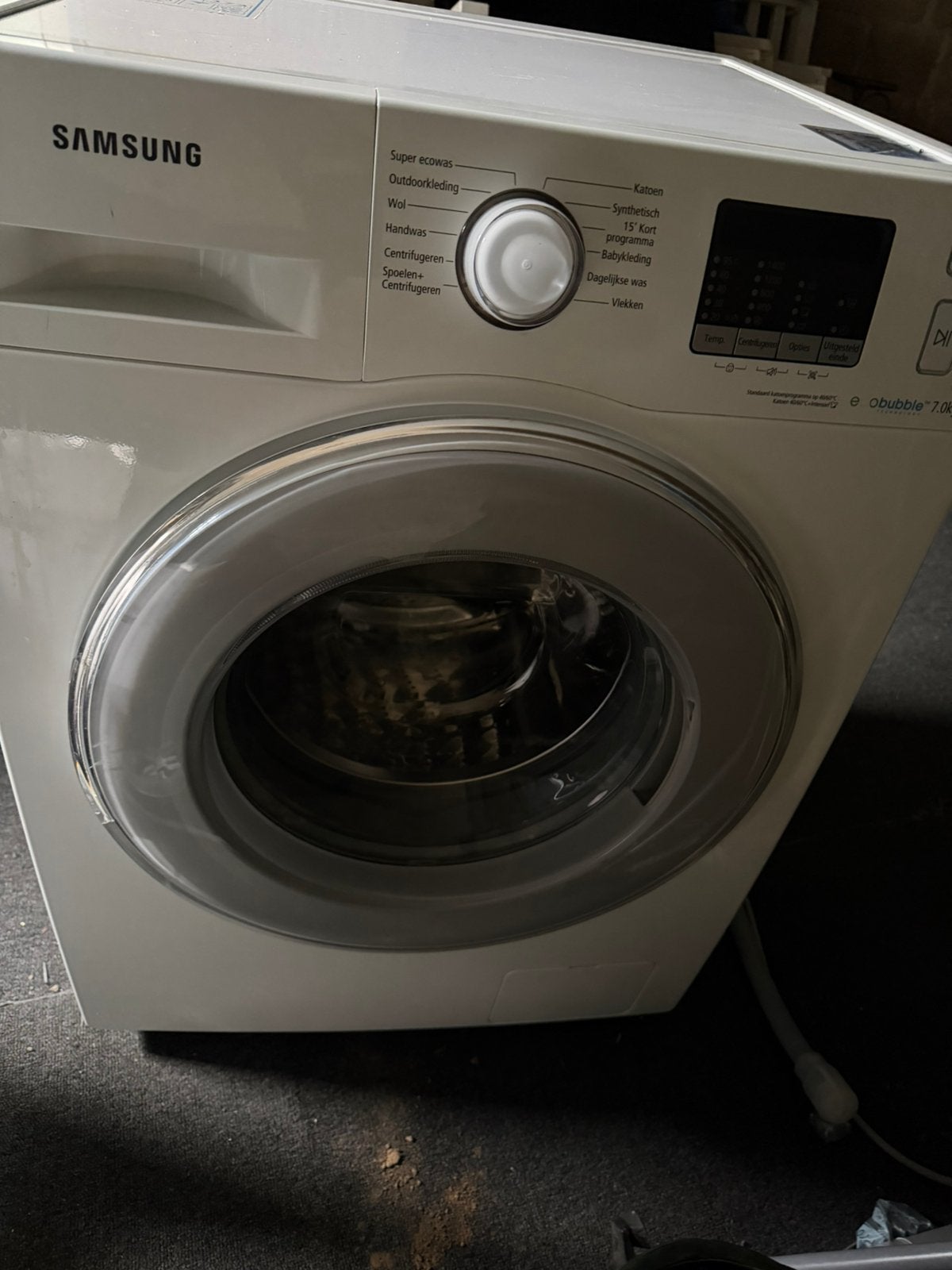 Wasmachine Samsung eco bubbel 7 kg, Witgoed en Apparatuur, Wasmachines, 6 tot 8 kg, Ophalen of Verzenden, 1200 tot 1600 toeren
