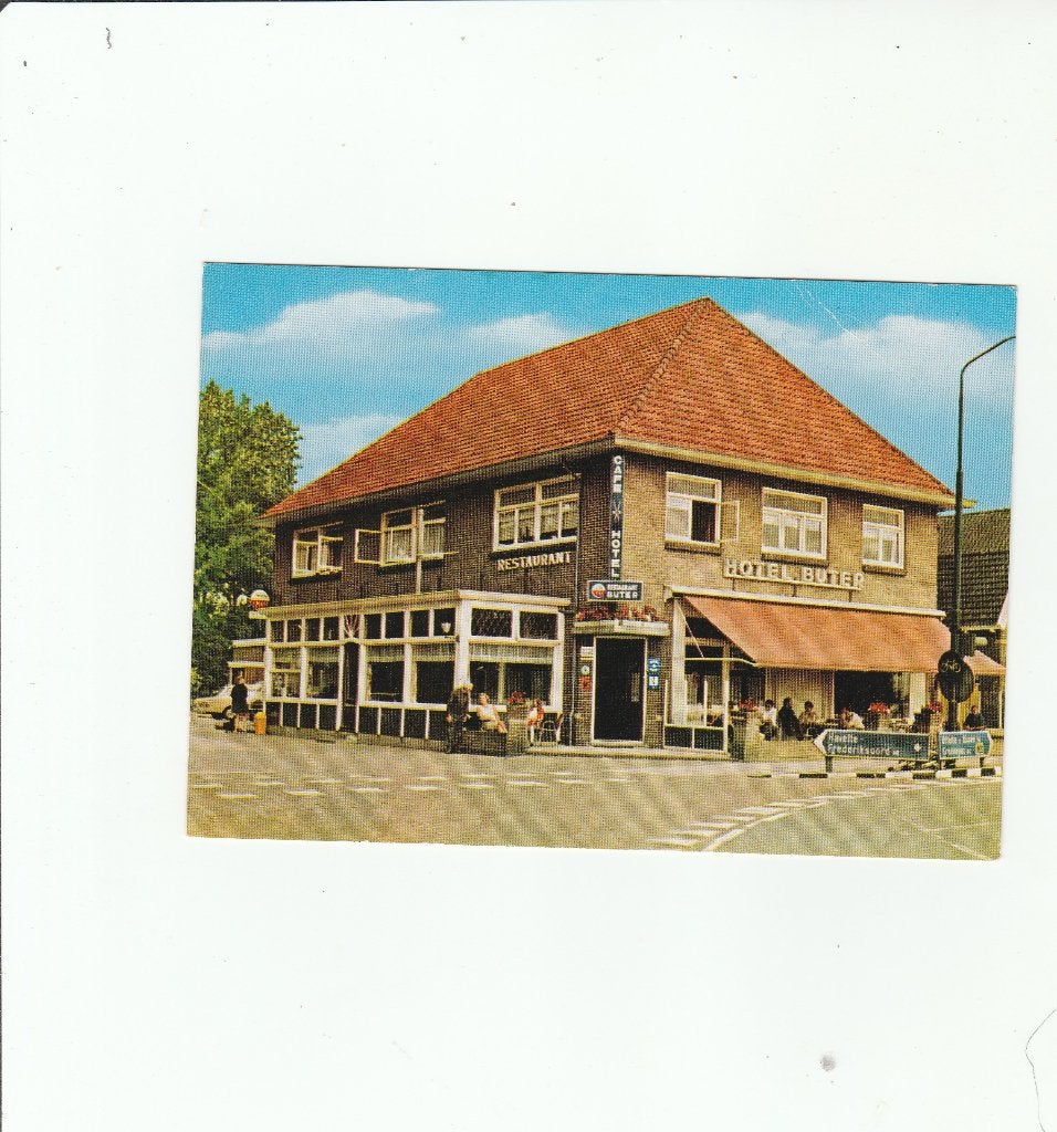 Havelte      Hotel Buter, Ophalen of Verzenden, 1940 tot 1960, Ongelopen, Drenthe
