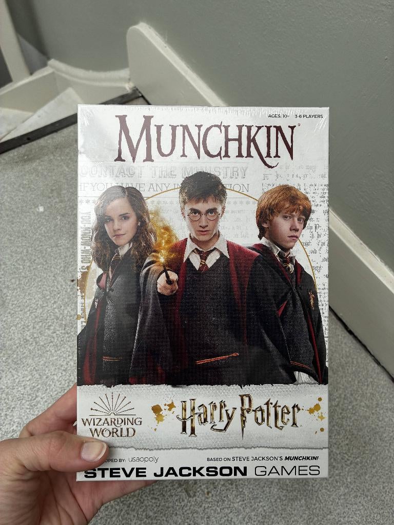 Harry Potter Munchkin spel, Vijf spelers of meer, Ophalen of Verzenden, Nieuw, Steve Jackson Games