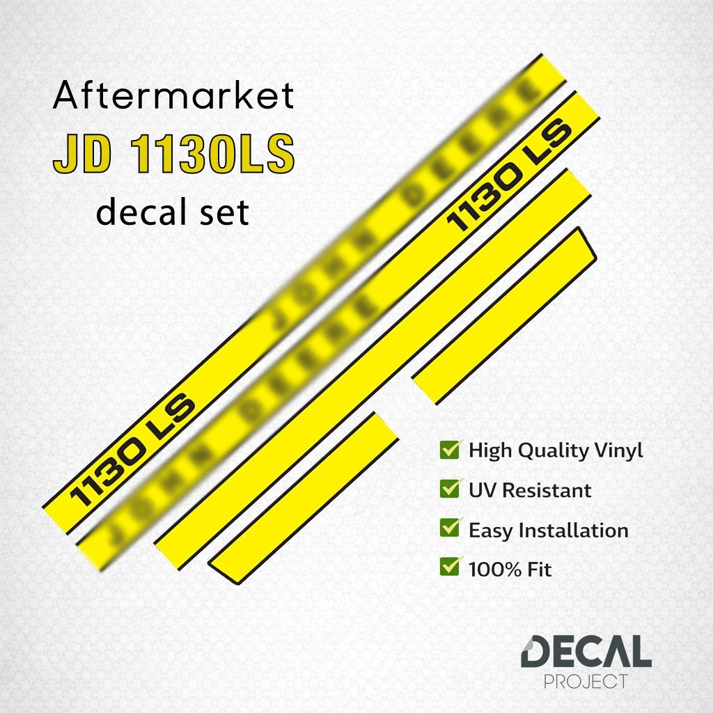 Vervangende Stickers John Deere 1120, 1130, 1130 LS, 1140, Verzenden