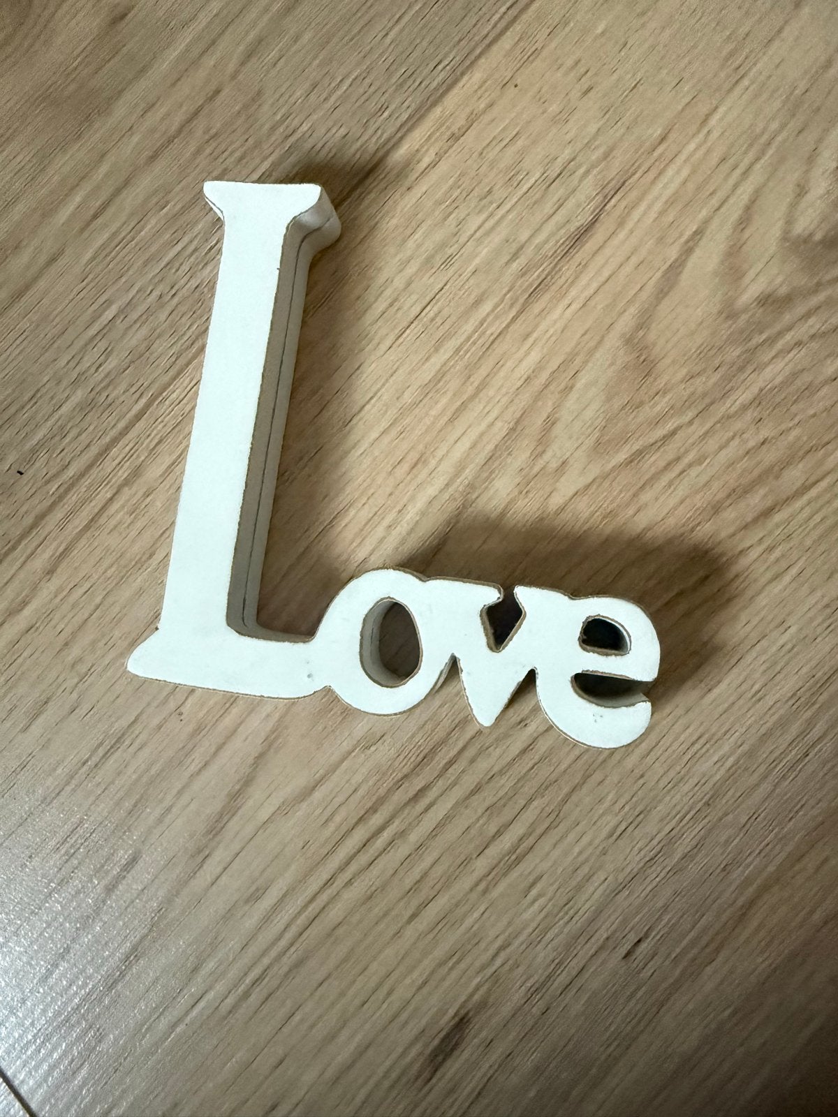 Riviera Maison kaartenhouder 'Love', Hout, Gebruikt, Ophalen of Verzenden, Landelijk