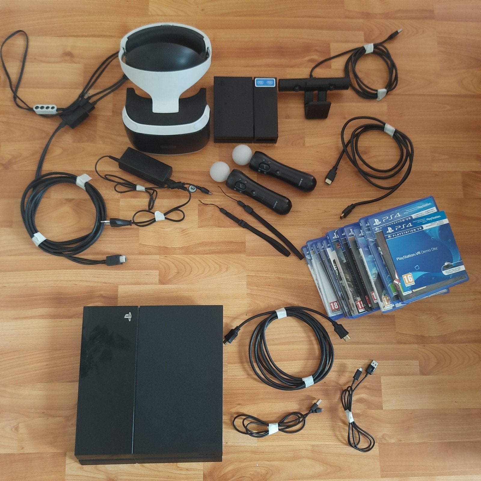 Playstation 4 (PS4) + VR en 11 spellen (zonder controller), Ophalen, Gebruikt, Sony PlayStation