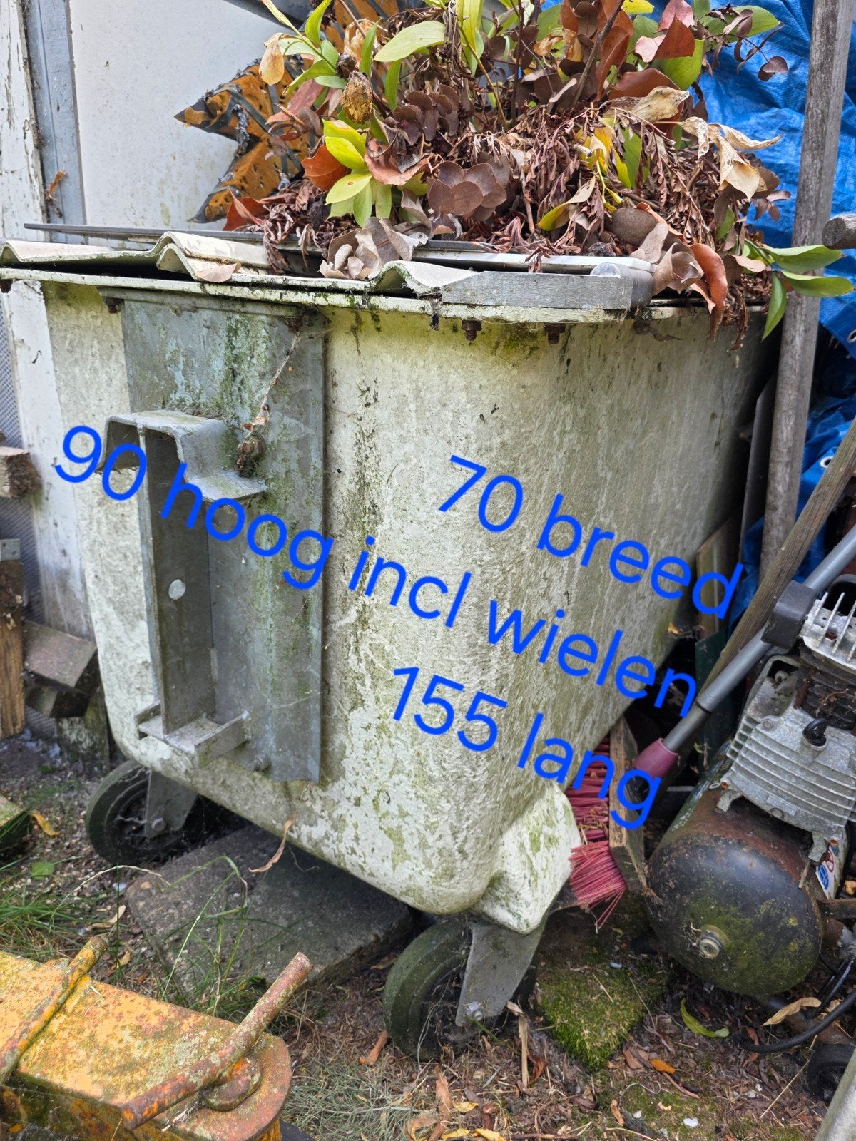 container, Ophalen, Gebruikt