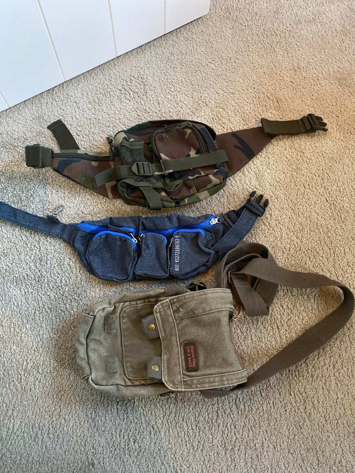 Set van 3 heuptassen / schoudertassen, Ophalen of Verzenden, Gebruikt, Overige kleuren, Overige typen