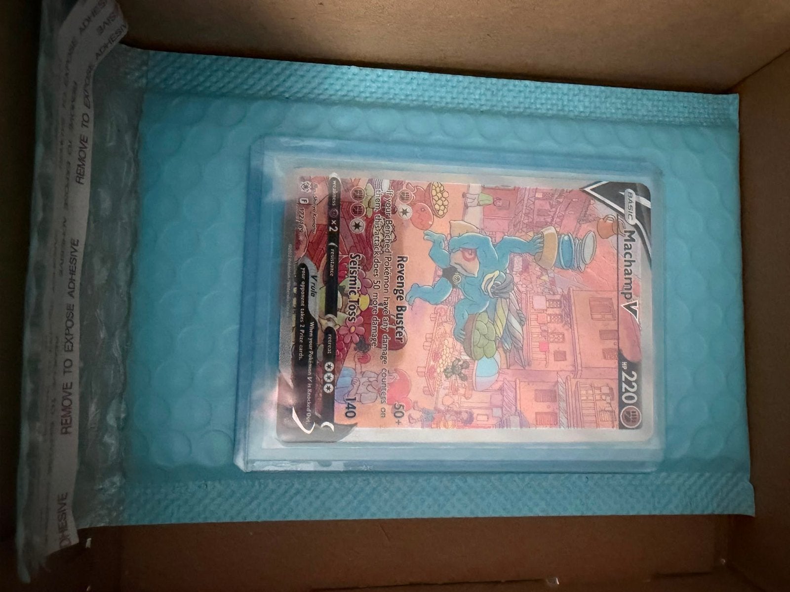 Machamp V Alternate Art Pokémon Kaart (Astral Radiance), Verzenden, Zo goed als nieuw, Losse kaart