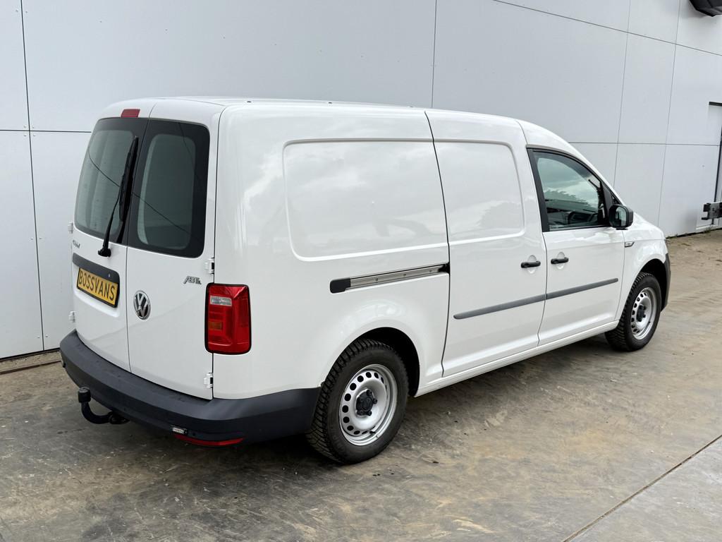 Volkswagen E-Caddy 37kWh 113PK L2 Elektrisch Caddy ABT Maxi, Auto's, Bestelauto's, Stof, Gebruikt, Zwart, 1776 kg