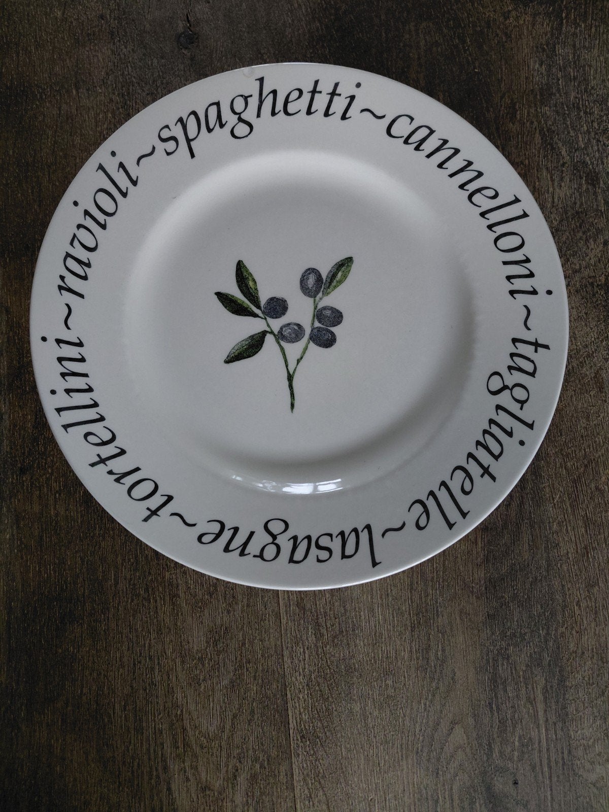 7 Johnson Brothers Italiaans dinerborden 27 cm, Gebruikt, Overige merken, Keramiek, Vintage