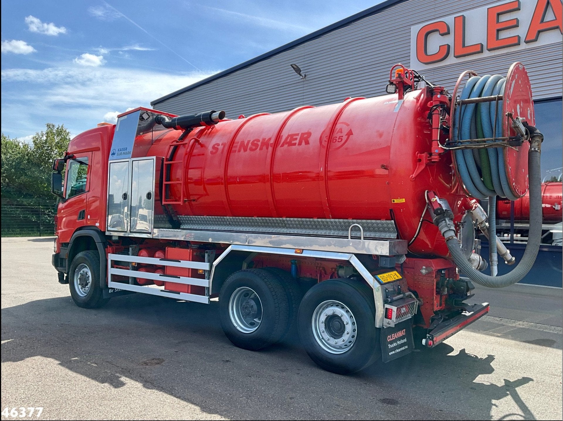 Scania P 450 XT 6x4 Euro 6 Kaiser 15m³ Vacuum/Saug, Auto's, Automaat, Euro 6, Scania, 451 pk