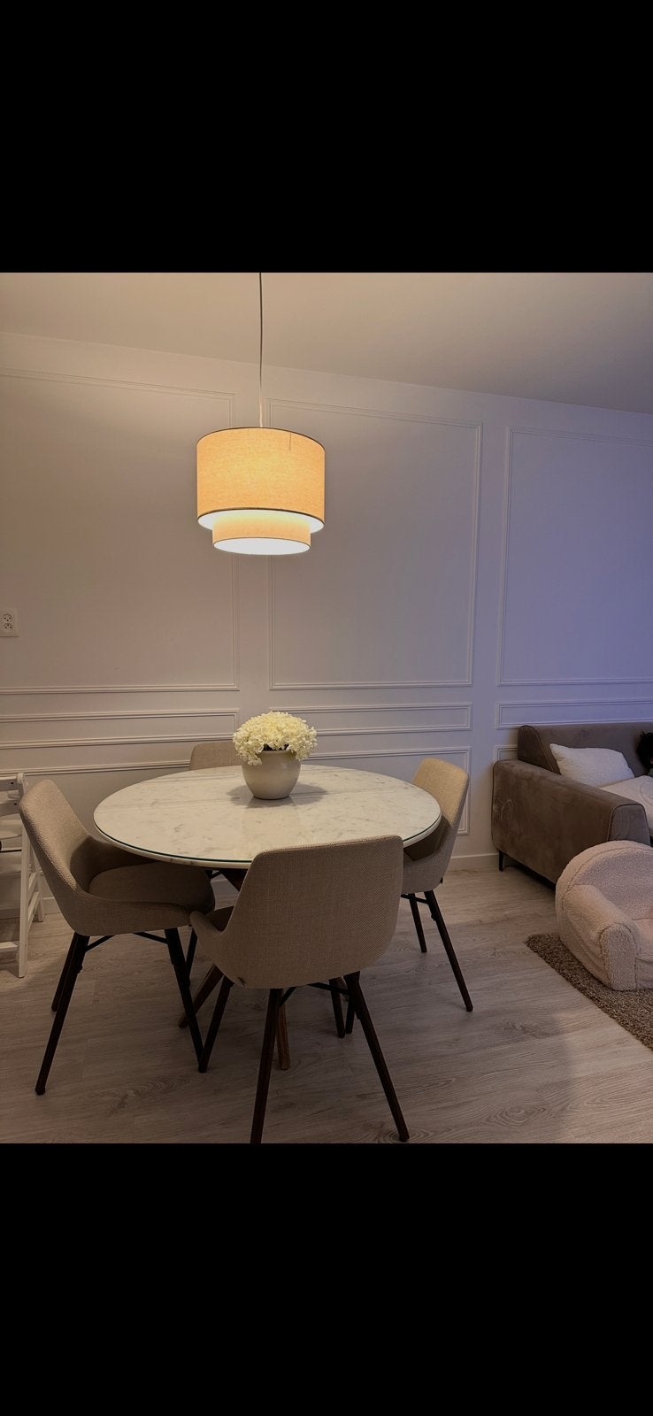 Ronde eettafel richmond, Huis en Inrichting, Ophalen, Zo goed als nieuw, Rond, 100 tot 150 cm