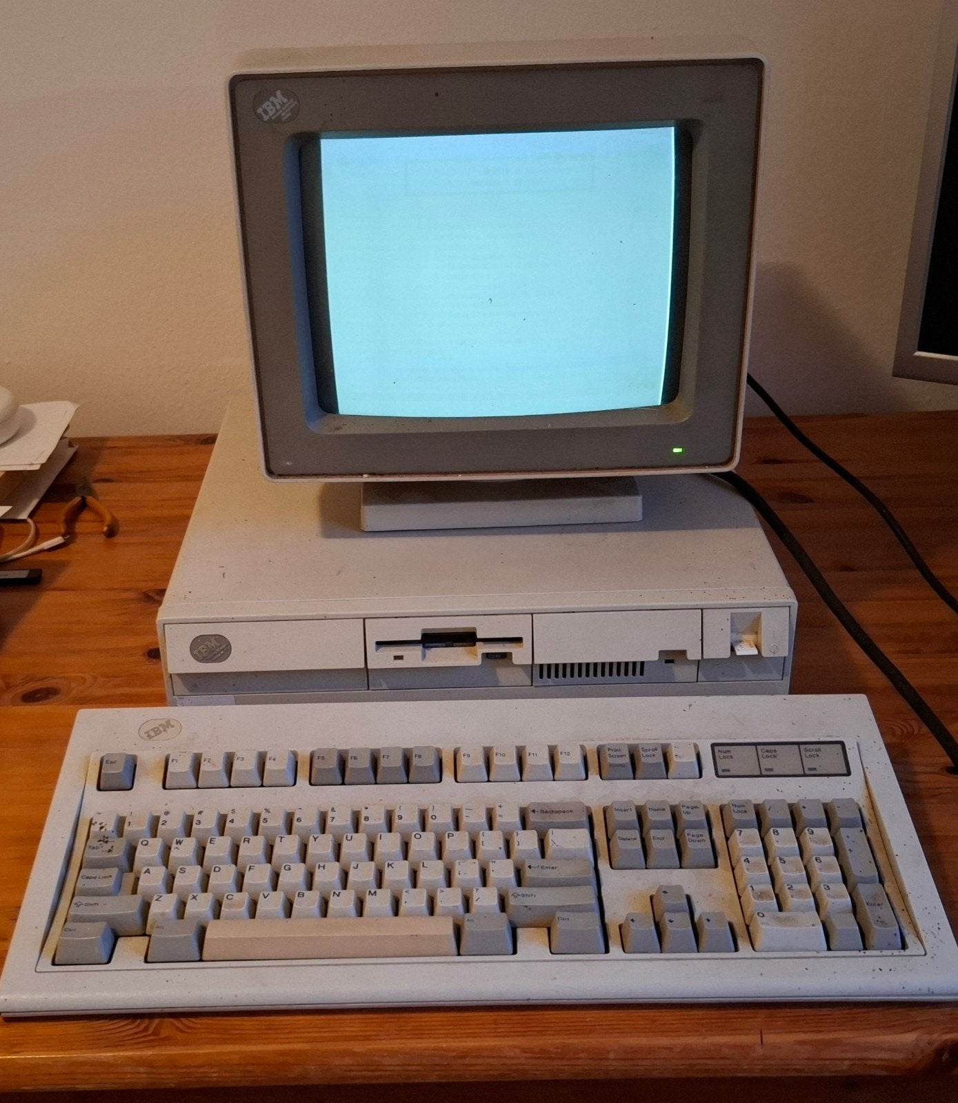 Vintage IBM computer