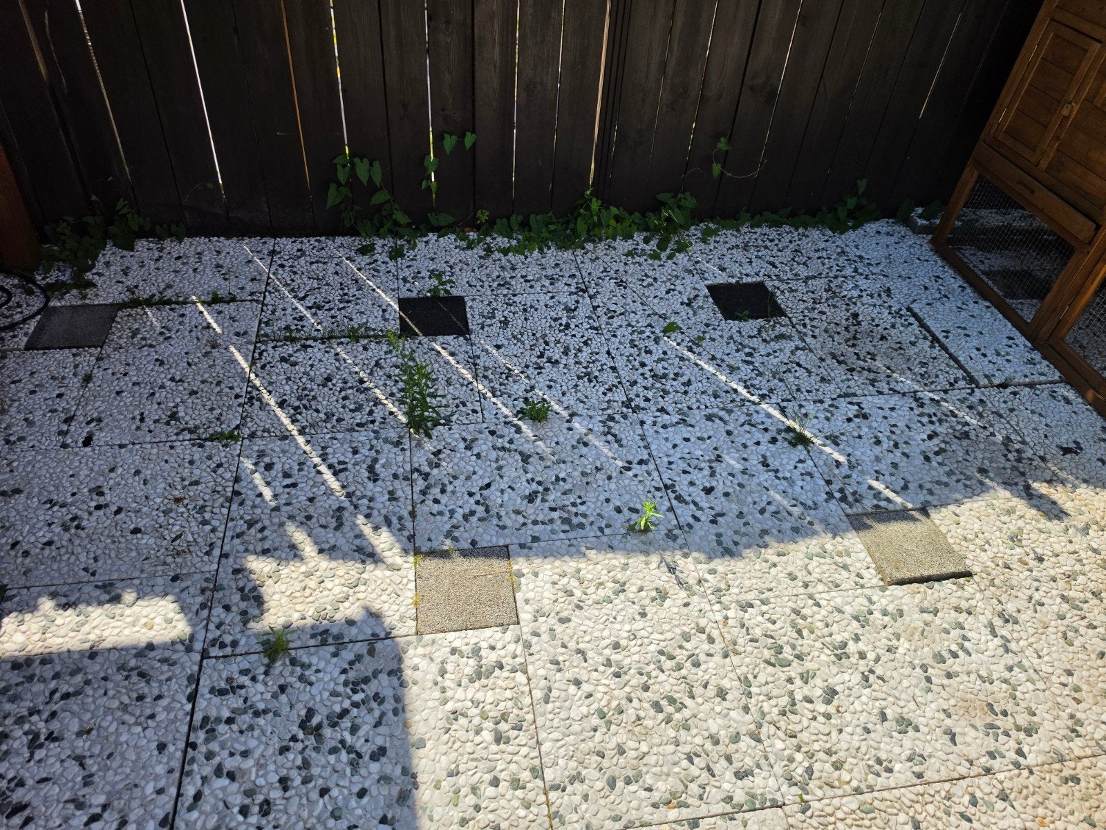 Terrastegels met grind - Gebruikt  Gratis af te halen Almer, Ophalen, Gebruikt, 10 m² of meer, Grind
