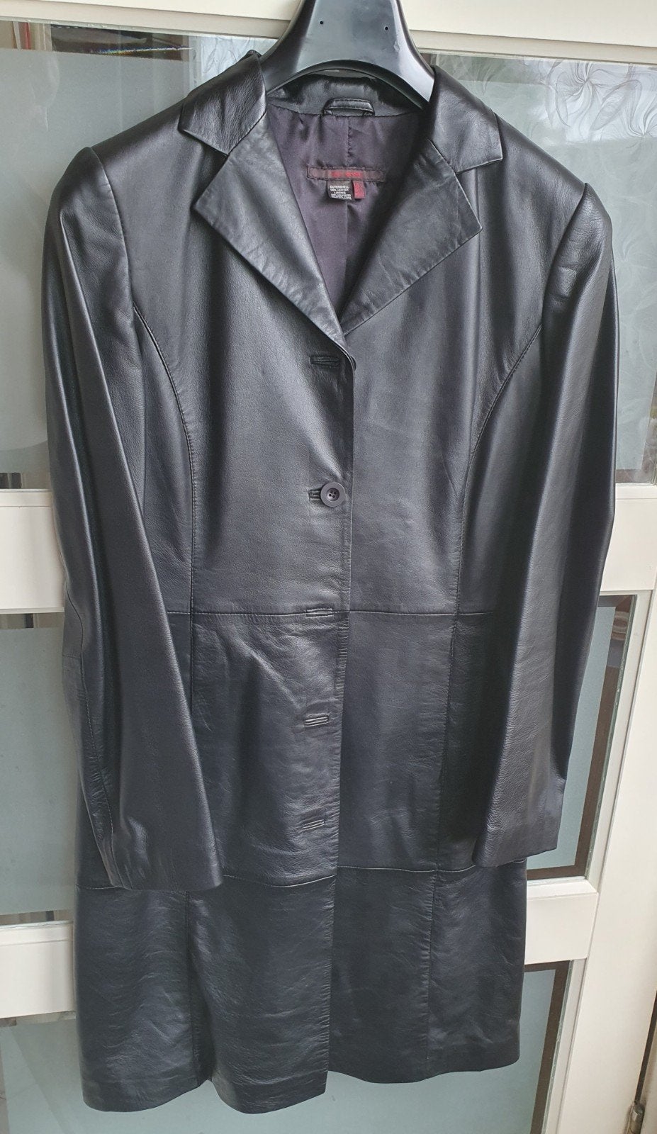 Colbert jas zwart leer Zara Basic, Maat 38/40 (M), Verzenden, Zwart, Zo goed als nieuw