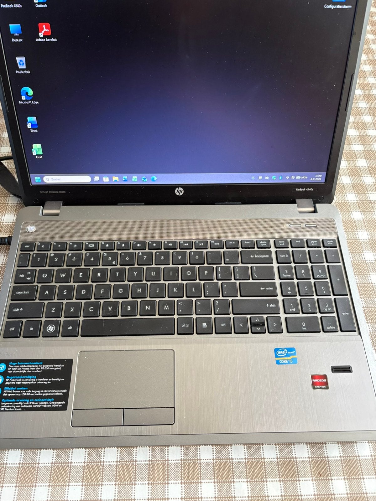 HP ProBook 4540s i5/256GB/8GB/Win11/Office, Ophalen, 2 tot 3 Ghz, 8 GB, Zo goed als nieuw