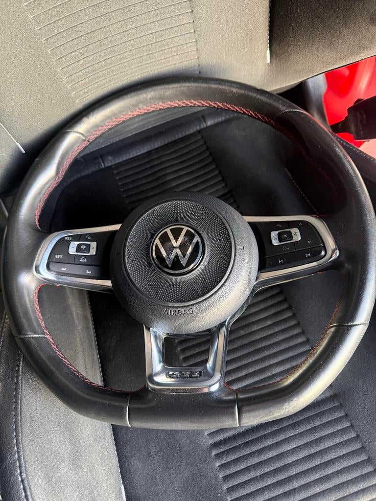 Golf 7 GTI Stuur met Airbag - Zo goed als nieuw!, Auto-onderdelen, Besturing, Ophalen of Verzenden, Gebruikt, Volkswagen
