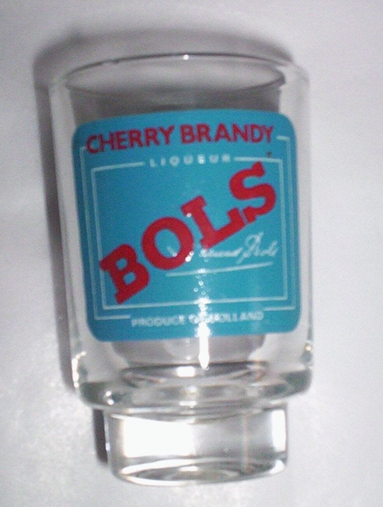 borrelglaasje lucas bols (vlgnr 20) cherry brandy, Ophalen of Verzenden, Zo goed als nieuw, Borrel- of Shotglas