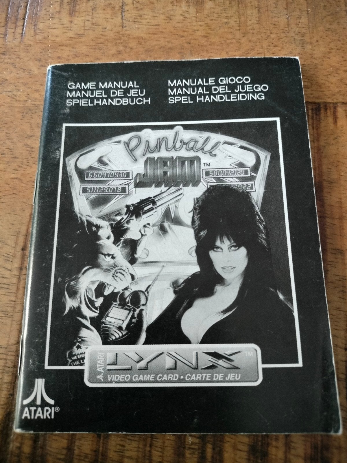 Pinball Jam - Atari Lynx (Handleiding), Overige genres, 1 speler, Ophalen of Verzenden, Vanaf 7 jaar