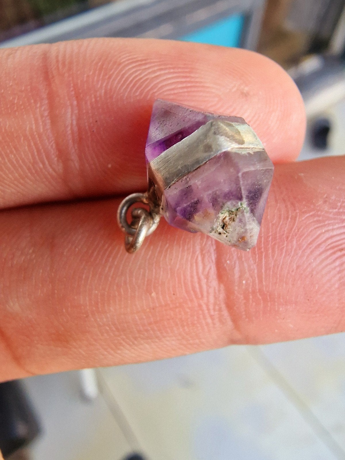 Amethist Hanger N390 - Natuurlijke Kristal, Gebruikt, Overige voorstellingen, Niet van toepassing, Paars