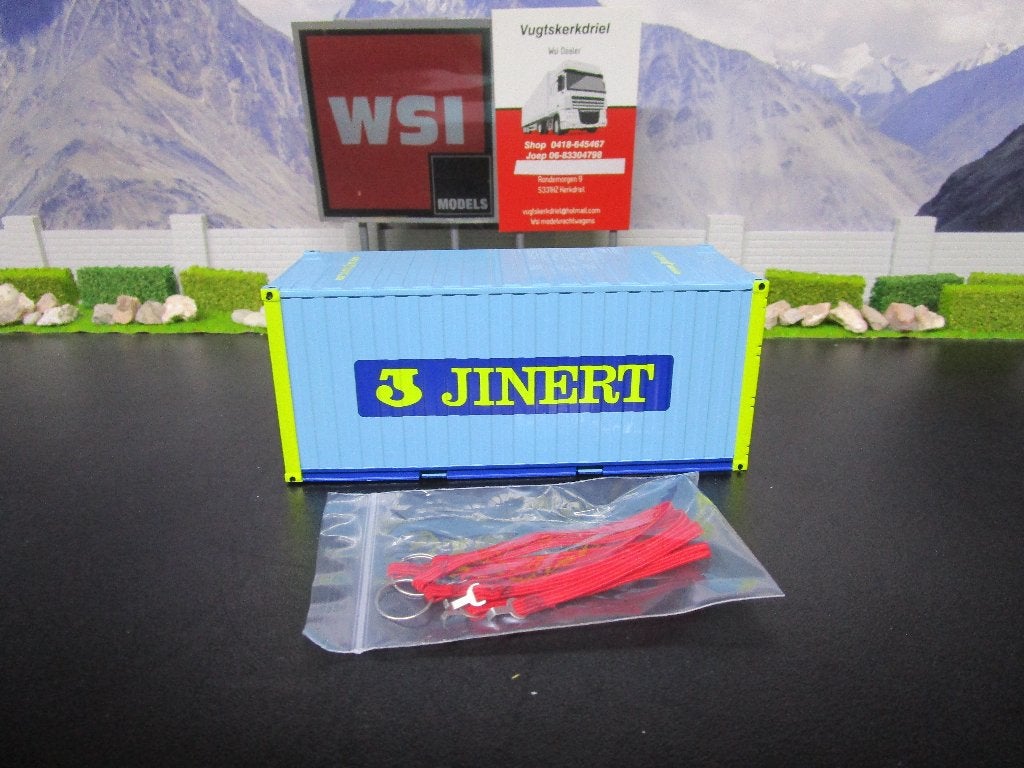 wsi 01-3491 jinert 20ft container & hijsbanden, Ophalen of Verzenden, Nieuw, Bus of Vrachtwagen, Wsi