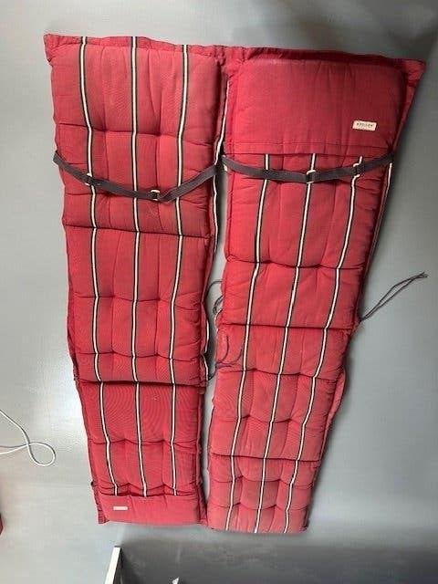 Madison Ligbedkussens Rood - Set van 2, Tuin en Terras, Ophalen, Gebruikt