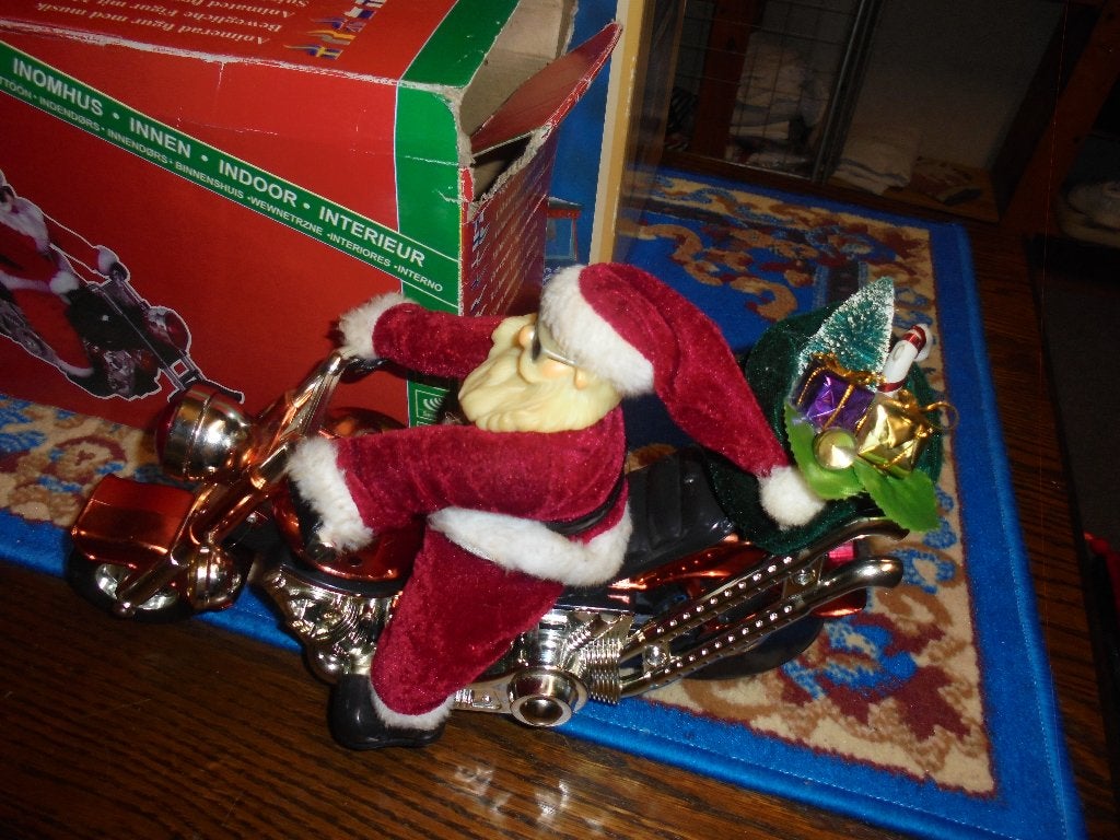 kerstman op motor, Diversen, Ophalen, Gebruikt