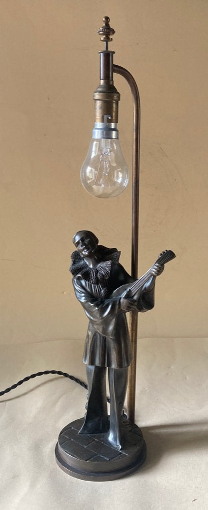 Pierrot, Art-Deco Tafellamp (EFFE), Ophalen of Verzenden