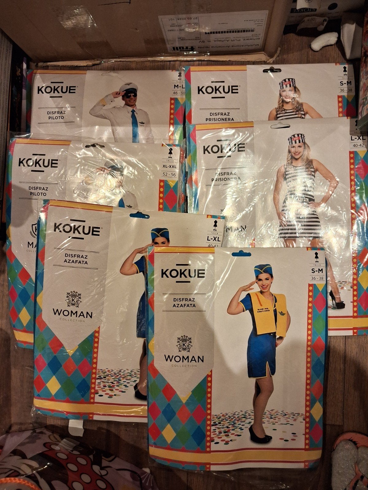 100 Nieuwe Verkleedkleding Kostuums - Diverse Maten en Types, Carnaval, Nieuw, Kleding, Kokue