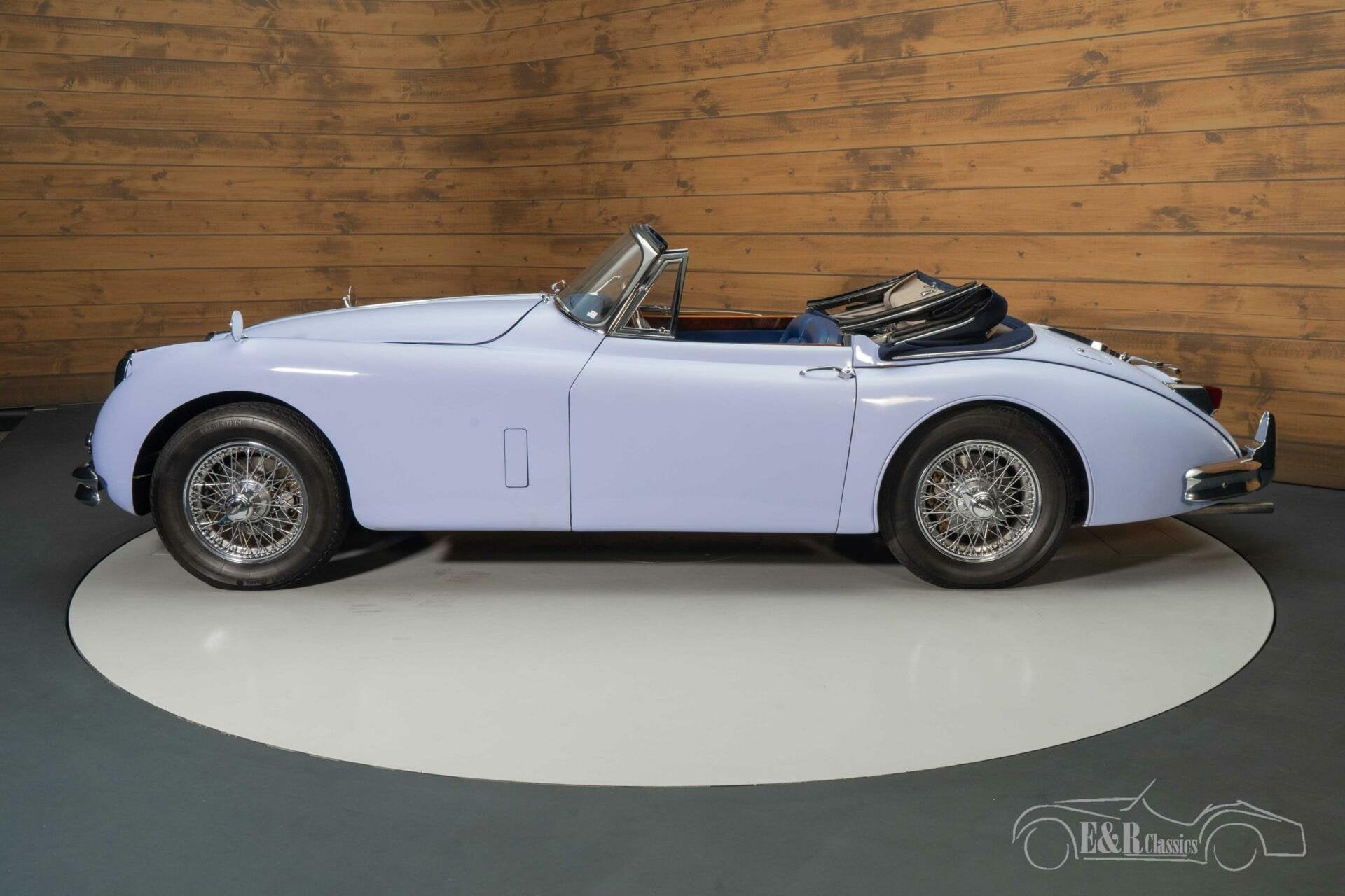 Jaguar XK150 Cabrio | Gerestaureerd | Hermès Blauw | 1960, foto 5