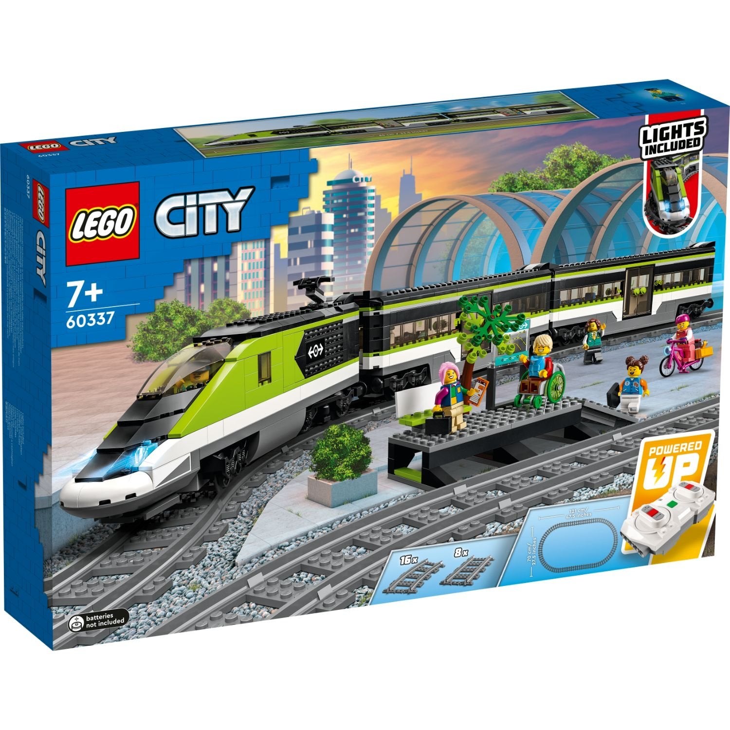 LEGO City Treinen Passagierssneltrein - 60337, Kinderen en Baby's, Speelgoed | Duplo en Lego, Zo goed als nieuw, Lego, Complete set
