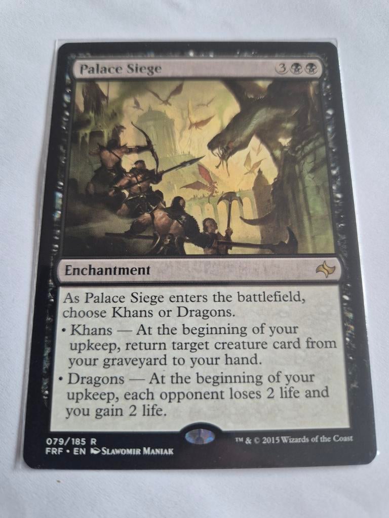 Magic: The Gathering - Palace Siege (FRF) - Enchantment, Ophalen of Verzenden, Zo goed als nieuw, Losse kaart