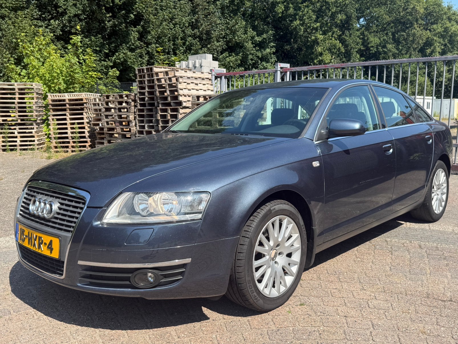 Audi A6 2.0 Tfsi Riem recent V.V super onderhouden APK 2027, Auto's, Audi, 4 cilinders, 1984 cc, Blauw, Navigatiesysteem
