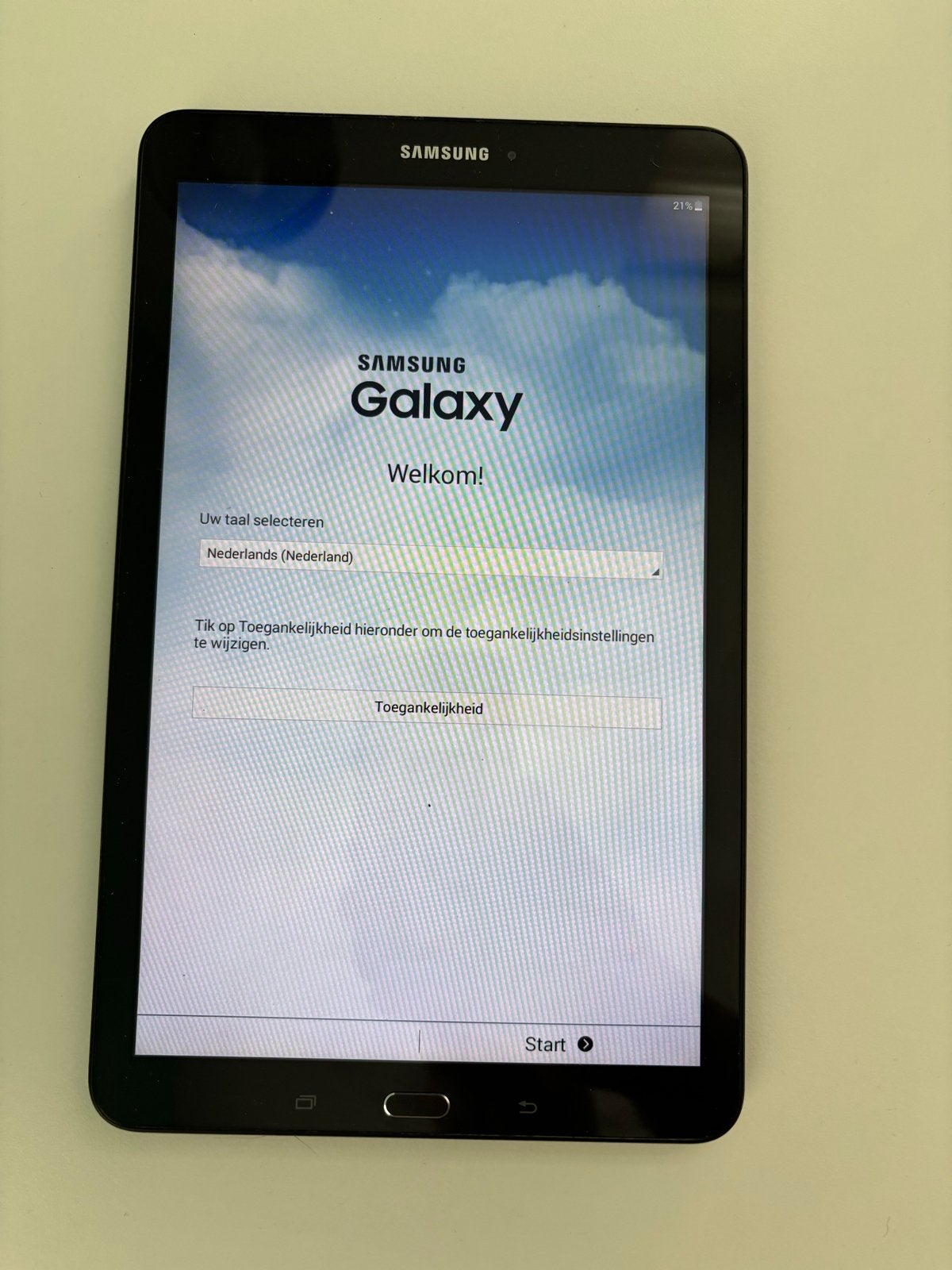 Samsung Galaxy Tab 8GB Zwart, 10 inch, Gebruikt, Verzenden, 16 GB