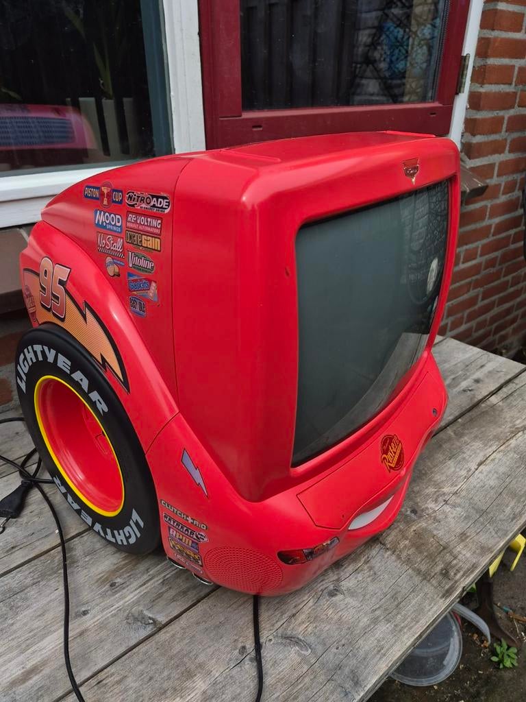Disney Cars Lightning McQueen CRT TV/DVD - Uniek en Retro, Ophalen, 50 Hz, Overige merken