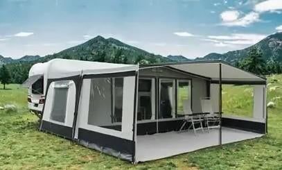 Redo voortentluifel maat 9 grijs, Caravans en Kamperen, Voortenten en Luifels, Ophalen of Verzenden, Zo goed als nieuw, Ten Cate All Season 200g/m2