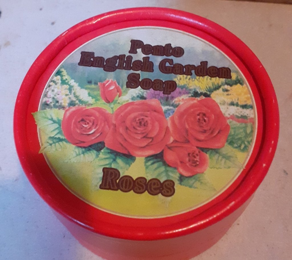 Zeepdoosje Pento English Garden Soap Roses, Ophalen of Verzenden, Zo goed als nieuw