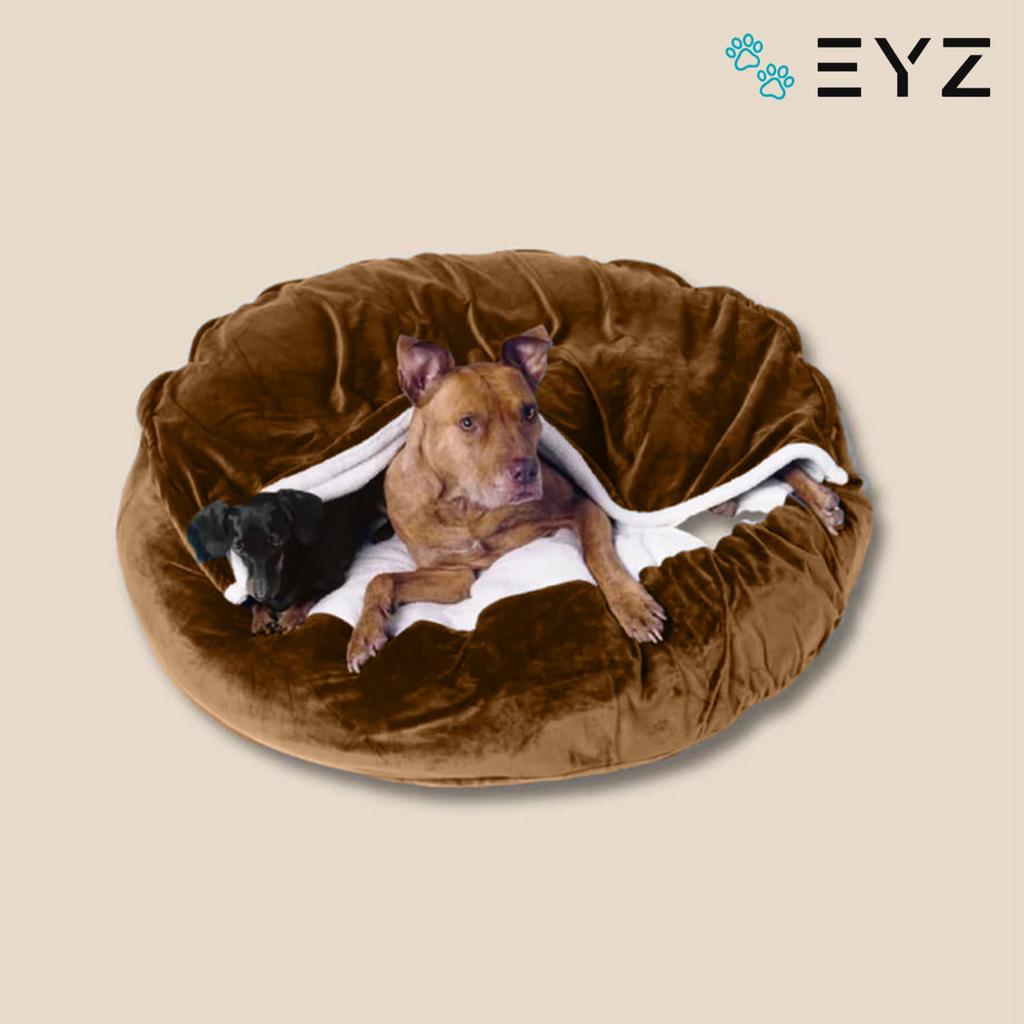 Luxe Ronde Pluche Hondenmand – 75 x 75 cm (Nieuw), Dieren en Toebehoren, Hondenmanden, Ophalen of Verzenden, Nieuw, Pluche