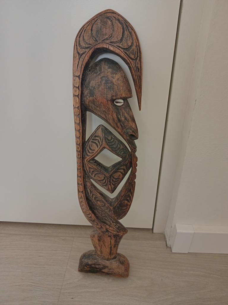 Geestfiguur Yipwon, Papua Nieuw Guinea, Antiek en Kunst, Ophalen of Verzenden