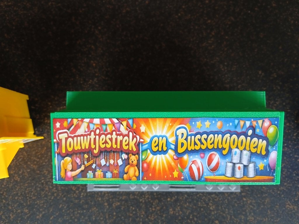 Touwtjestrek en Bussengooien KERMIS MINIATUUR, Overige merken, 1:32 tot 1:50, Overige typen, Nieuw