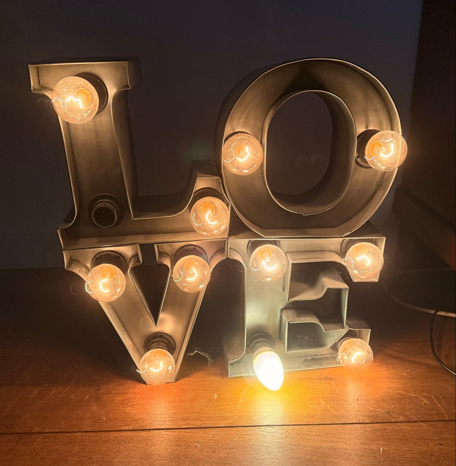 Sissy-Boy LOVE lamp / lichtobject, Huis en Inrichting, Ophalen of Verzenden, Gebruikt