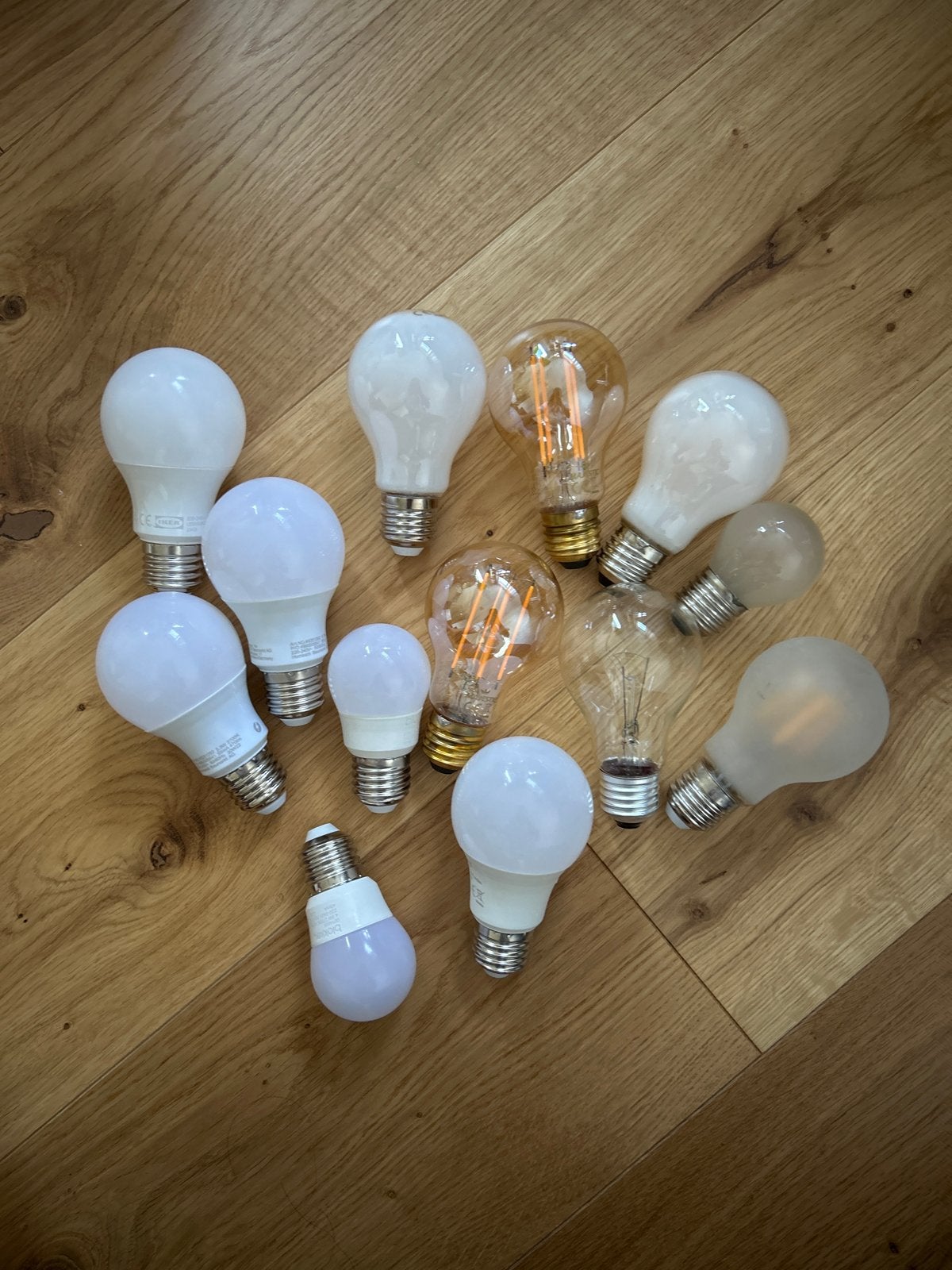 Diverse lichtbronnen, gebruikt maar nog goed, 30 tot 60 watt, Led-lamp, Gebruikt, IKEA