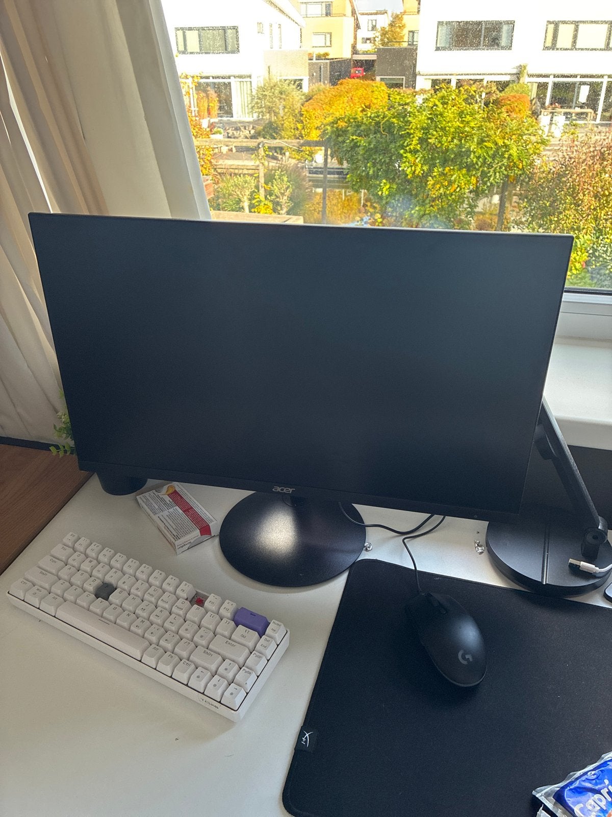 Acer monitor 120 fps met toetsenbord en muis, Computers en Software, Ophalen, Gebruikt
