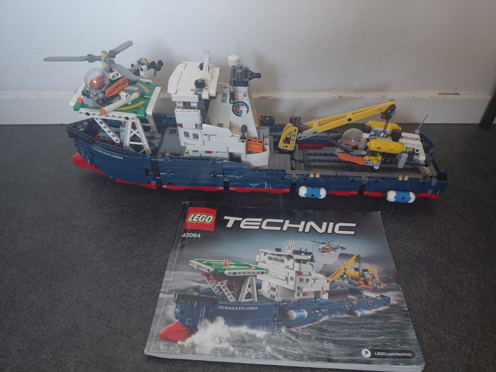 Lego technic 42064 Oceaanonderzoeker + instructies, Lego, Compleet, Ophalen of Verzenden, Zo goed als nieuw
