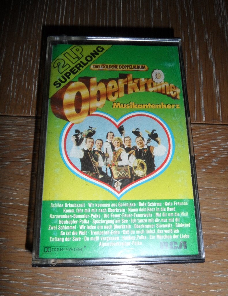 Originele muziekcassette: Oberkrainer Musikantenherz, Gebruikt, Overige genres, 1 bandje, Ophalen of Verzenden