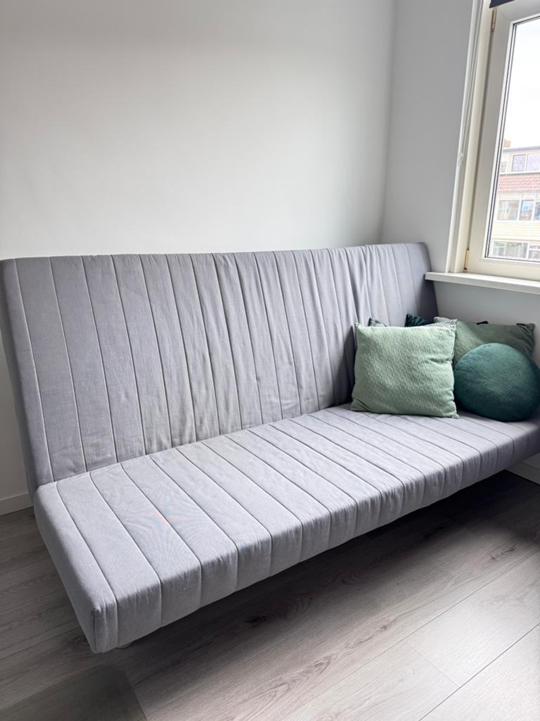 Slaapbank met opbergruimte, Ophalen, Gebruikt, Tweepersoons, 140 cm