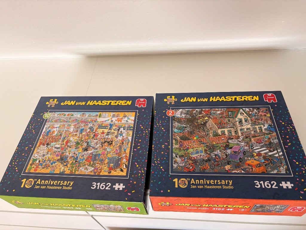 Jan van Haasteren, Ophalen, Meer dan 1500 stukjes, Zo goed als nieuw, Legpuzzel